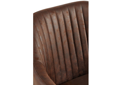 Ensemble de 2 chaises de salle à manger Welby Vintage marron foncé