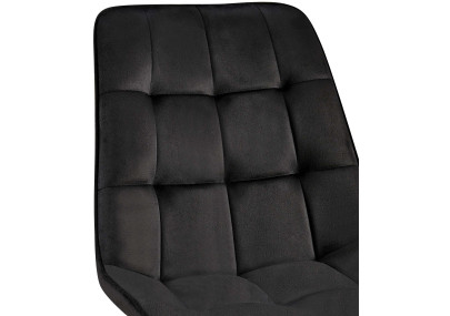 Ensemble de 2 chaises de salle à manger Gifford en velours noir