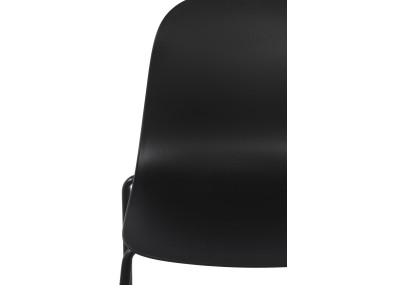 Ensemble de 2 chaises Hardin, noires