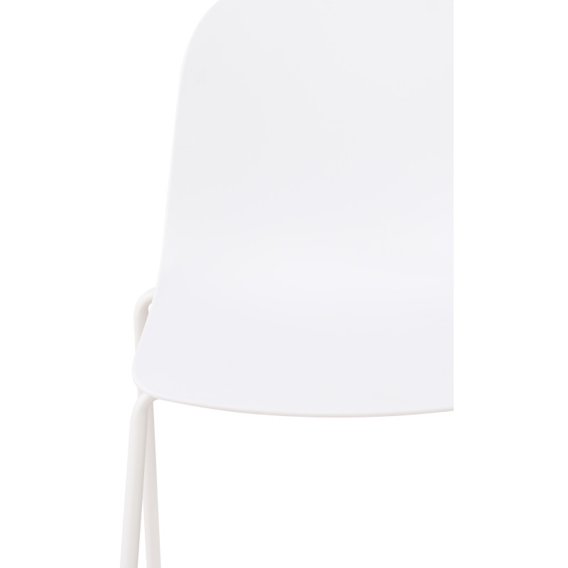 Ensemble de 2 chaises Hardin, blanches