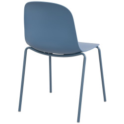 Ensemble de 2 chaises Hardin, bleues