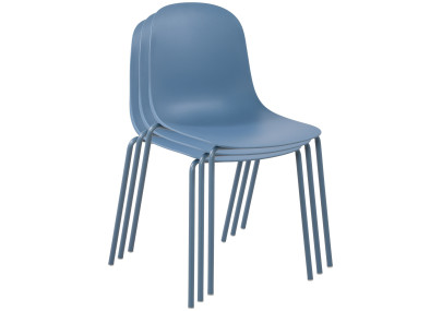 Ensemble de 2 chaises Hardin, bleues