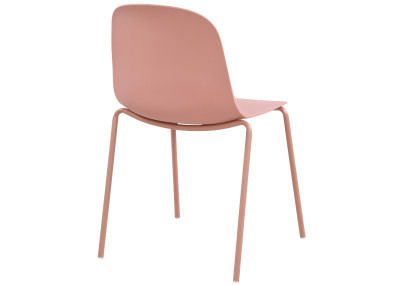 Ensemble de 2 chaises Hardin rose