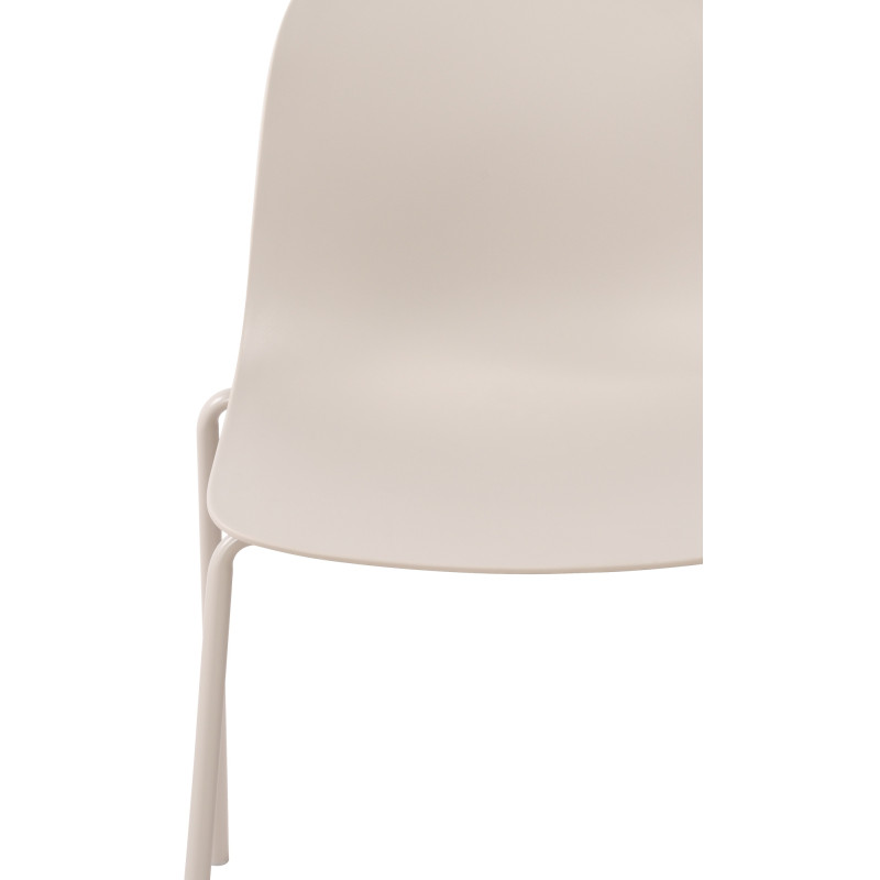 Ensemble de 2 chaises Hardin, gris clair
