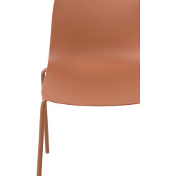 Ensemble de 2 chaises Hardin terre cuite