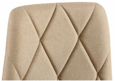 Chaise de salle à manger Clairton, tissu taupe