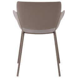 Ensemble de 2 chaises Alpena couleur taupe