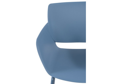 Ensemble de 2 chaises Alpena, bleues