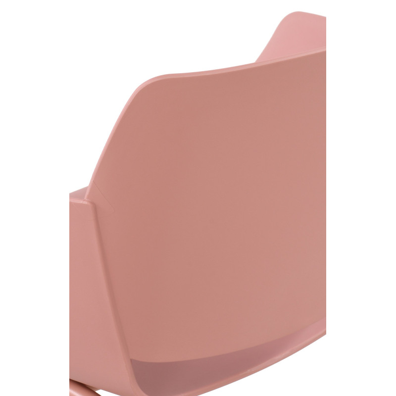 Lot de 2 chaises Alpena, roses