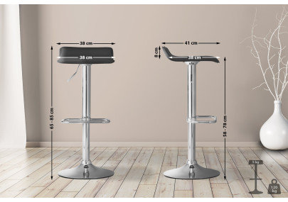 Taburete De Bar Dyn Negro