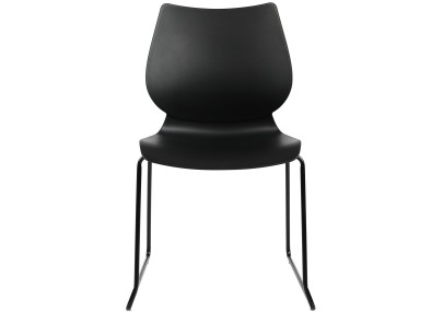 Ensemble de 2 chaises Houma, noires