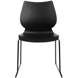 Conjunto de 2 sillas Houma, negras