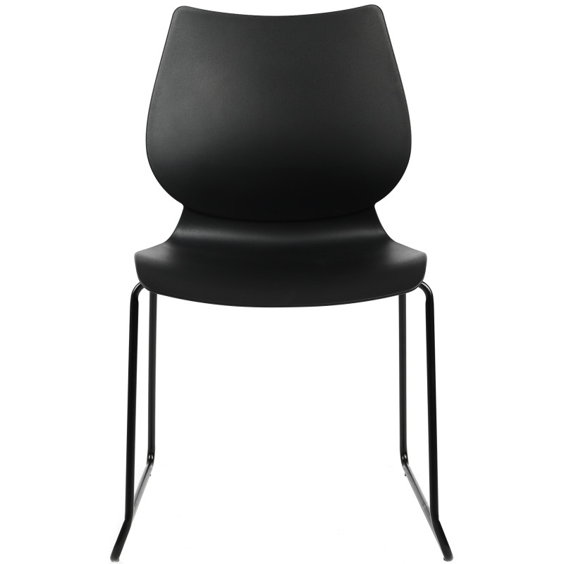 Conjunto de 2 sillas Houma, negras