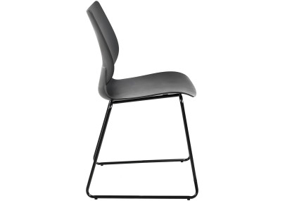 Ensemble de 2 chaises Houma, noires