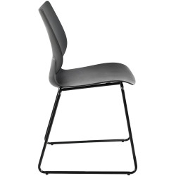 Conjunto de 2 sillas Houma, negras