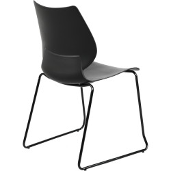 Conjunto de 2 sillas Houma, negras