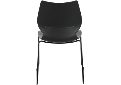 Ensemble de 2 chaises Houma, noires
