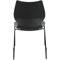 Ensemble de 2 chaises Houma, noires