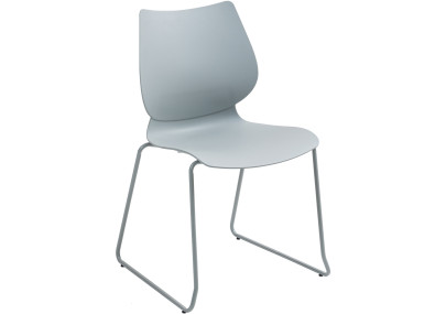 Ensemble de 2 chaises Houma, grises