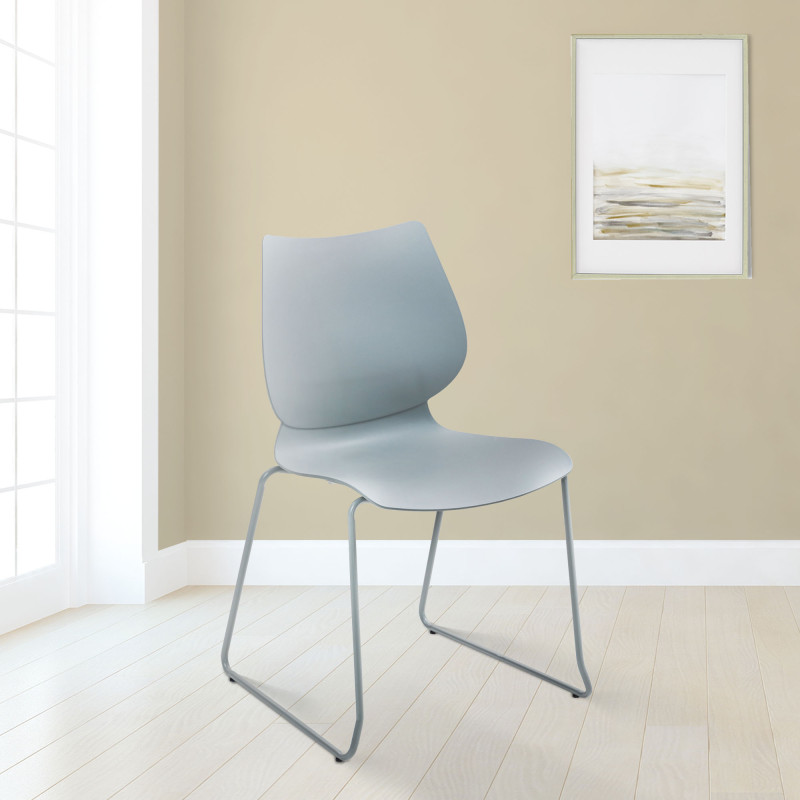 Conjunto de 2 cadeiras Houma, cinzentas