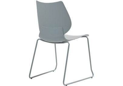 Ensemble de 2 chaises Houma, grises