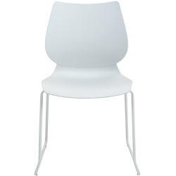 Ensemble de 2 chaises Houma, blanches