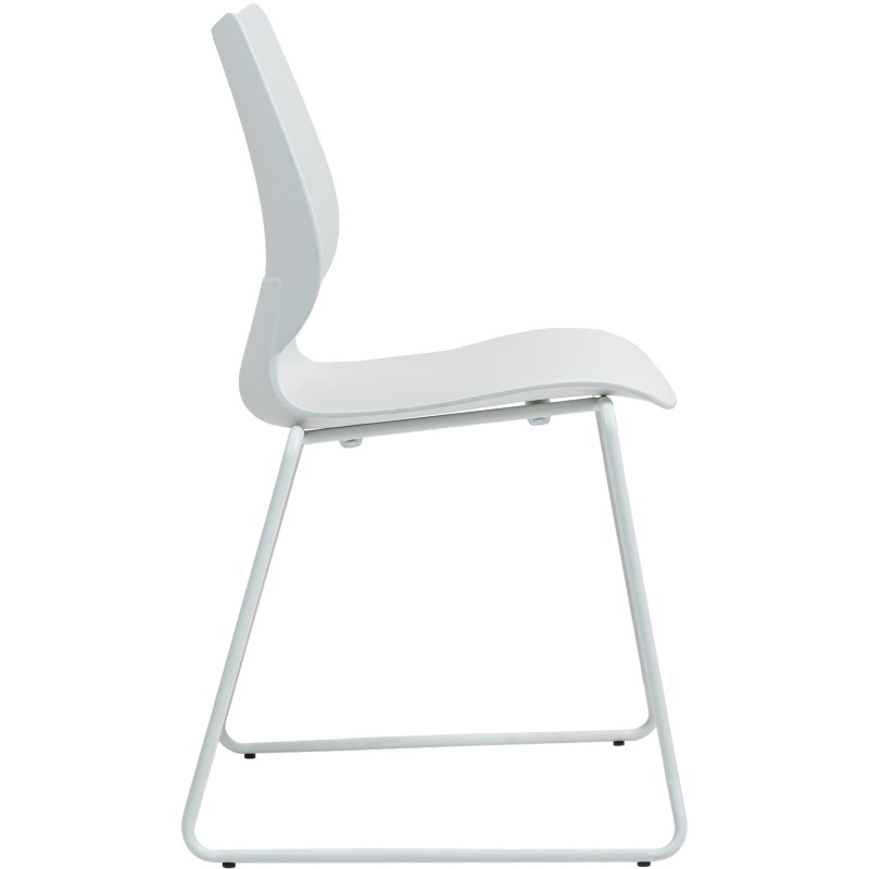Ensemble de 2 chaises Houma, blanches
