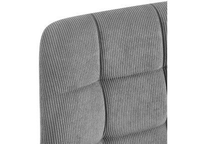 Ensemble de 2 chaises de salle à manger Antibes Cord gris