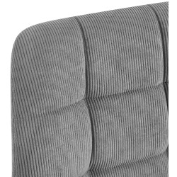 Ensemble de 2 chaises de salle à manger Antibes Cord gris