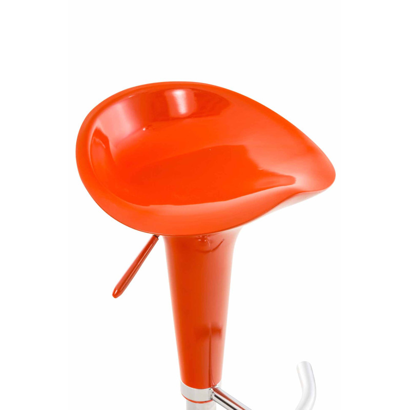 Tabouret de bar Saddle laranja