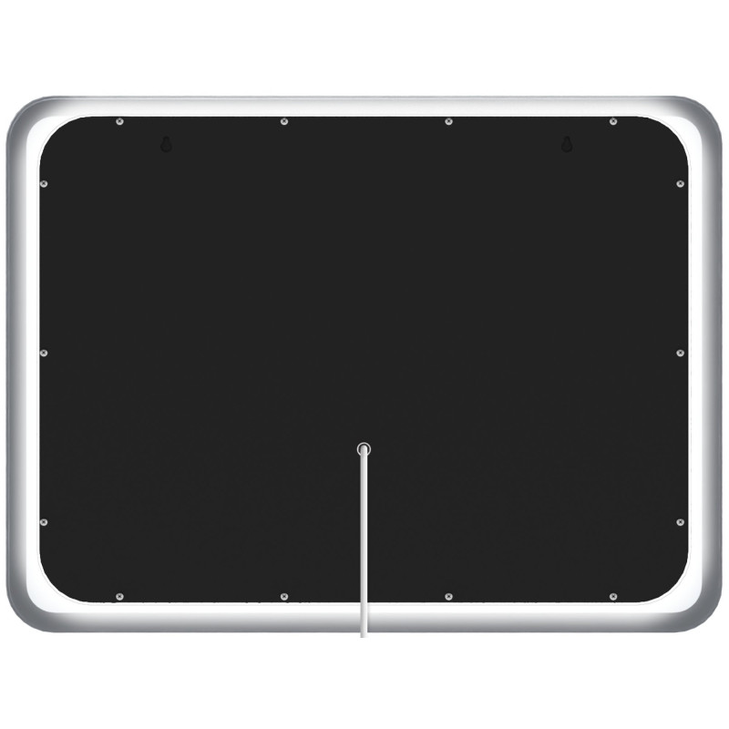 Specchio da bagno Jericho 60x80 senza Bluetooth in vetro trasparente