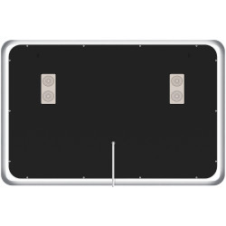 Specchio da bagno Jericho 70x100 con Bluetooth e vetro trasparente