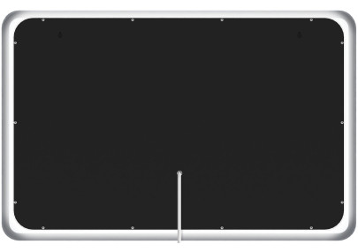 Specchio da bagno Jericho 70x100 senza Bluetooth, vetro trasparente