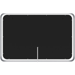 Miroir de salle de bain Jericho 70x100 sans Bluetooth, verre transparent