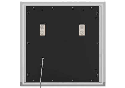 Specchio da bagno Jaffrey 80x80 con Bluetooth e vetro trasparente