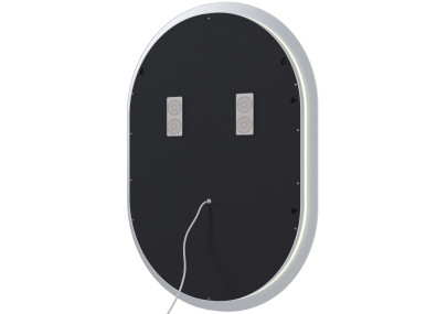 Specchio da bagno Karishma 70x50 con Bluetooth e vetro trasparente