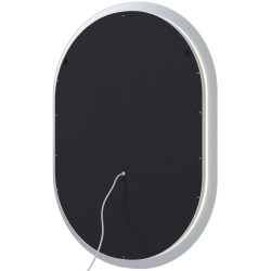 Specchio da bagno Karishma 70x50 senza Bluetooth in vetro trasparente