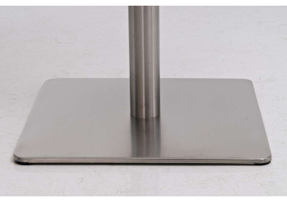 Tabouret de bar Panama E em couro sintético branco