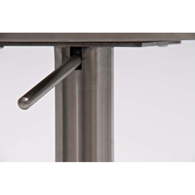 Tabouret de bar Panama E en similicuir gris