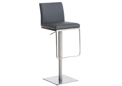 Tabouret de bar Panama E similicuir gris