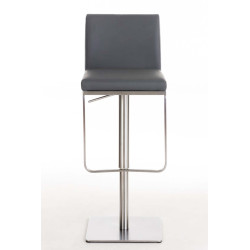 Tabouret de bar Panama E similicuir gris