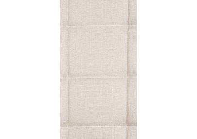 Tabouret de bar Peking V2 en tissu chromé crème