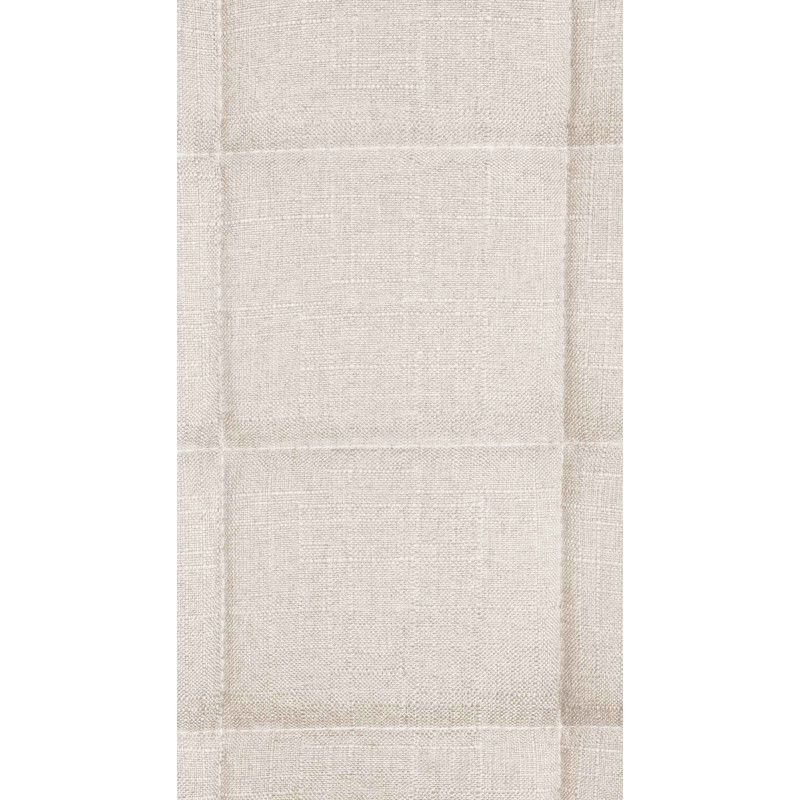 Tabouret de bar Peking V2 en tissu chromé crème