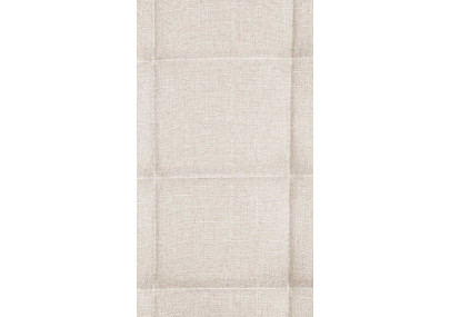 Tabouret de bar Peking V2, tissu noir crème