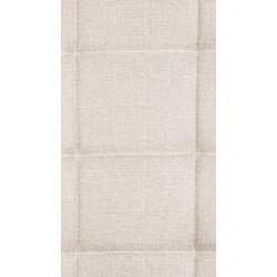 Tabouret de bar Peking V2, tissu noir crème