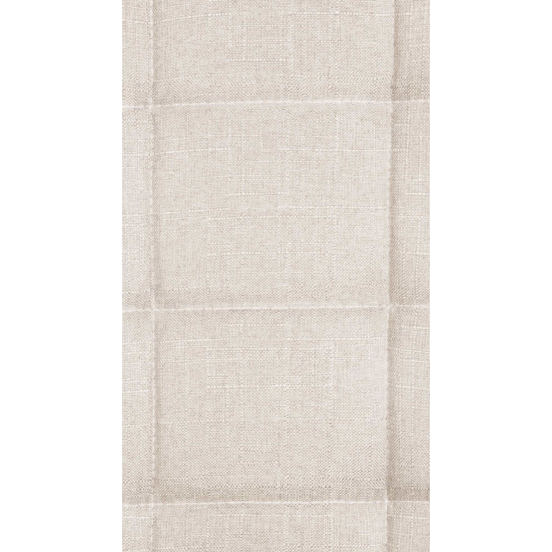 Tabouret de bar Peking V2, tissu noir crème