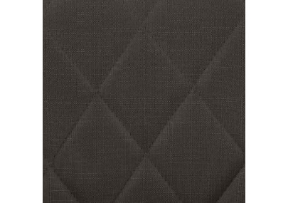 Tabouret de bar Lazio, tissu noir gris foncé