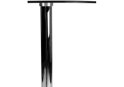 Tavolo rotondo in vetro, 105 cm, vetro trasparente