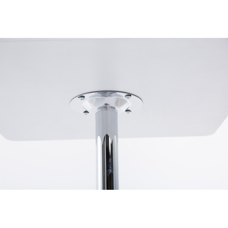 Tabela alta quadrada branca