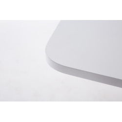 Tabela alta quadrada branca